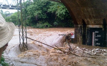 Hujan Deras di Jakarta, Pintu Air Karet dan Pasar Ikan Siaga Dua